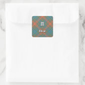 Sticker Carré Clan Wilson Ancienne Tartan (Sac)