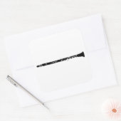 Sticker Carré Clarinet (Enveloppe)