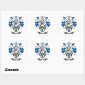 Sticker Carré Clark coat of Arms (Feuille)