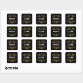 Sticker Carré Classe Cleric Jeu RPG Tablett (Feuille)