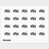Sticker Carré Classe De 2024 (Feuille)