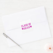 Sticker Carré Classe De 2025 (Enveloppe)