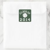 Sticker Carré Classe De Baseball 2014 (Sac)