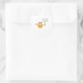 Sticker Carré Classe Pommes de terre - Potate (Pun de pommes de (Sac)
