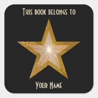 Classeur "Gold" Star bookplate blaxer