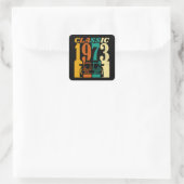 Sticker Carré Classic 1973 51e anniversaire (Sac)