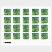 Sticker Carré Claude Monet : Agapanthus (Feuille)