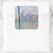 Sticker Carré Claude Monet - Grand Canal, Venise (Sac)