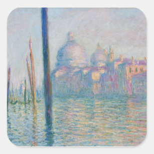 Sticker Carré Claude Monet Grand Canal Venise Italie Voyage