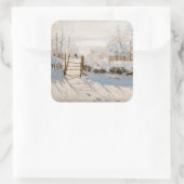 Sticker Carré Claude Monet - Le Magpie (Sac)