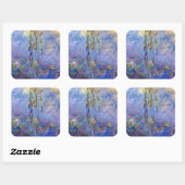 Sticker Carré Claude Monet - Lys d'eau (Feuille)