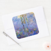 Sticker Carré Claude Monet - Lys d'eau (Enveloppe)