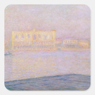 Sticker Carré Claude Monet   Palais Ducal de San Giorgio, 1908