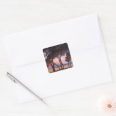 Sticker Carré Claude Monet : Pins (Enveloppe)