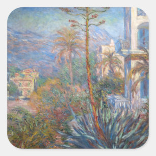 Sticker Carré Claude Monet - Villas à Bordighera