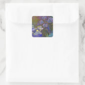 Sticker Carré Claude Monet Water Lilies Agapanthus (Sac)