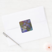 Sticker Carré Claude Monet Water Lilies Agapanthus (Enveloppe)