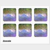 Sticker Carré Claude Monet - Water-Lilies, The Clouds, (Feuille)