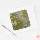 Sticker Carré Claude Monet - Water Lily Pond 1917 (Enveloppe)