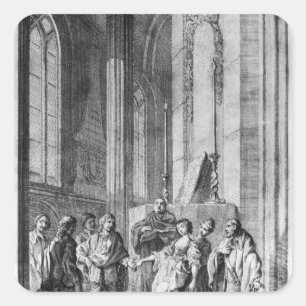 Sticker Carré Claudio accuse Héros de fidélité