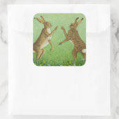 Sticker Carré Clin de boxe (Sac)