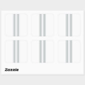 Sticker Carré Cliquez sur Personnaliser pour modifier Gris en co (Feuille)