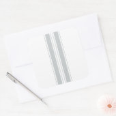 Sticker Carré Cliquez sur Personnaliser pour modifier Gris en co (Enveloppe)