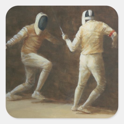 Sticker Carré Clôture (Devant)