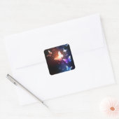 Sticker Carré Clowing Night Butterflies (Enveloppe)