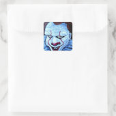Sticker Carré Clown : Mal (Sac)
