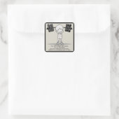 Sticker Carré Club BITUB - Plus équilibré (Sac)