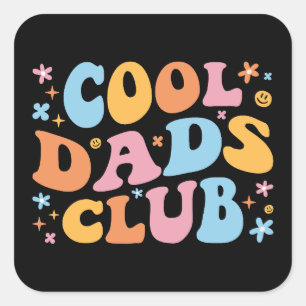 Sticker Carré Club cool Dads III