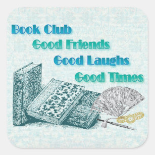 Sticker Carré club de lecture