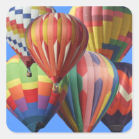 Cluster de ballons à air chaud