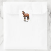 Sticker Carré Clydesdale (Sac)