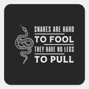 Sticker Carré Cobra Snake Reptile Snakers Animal Animal Animal A