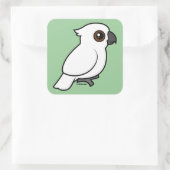 Sticker Carré Cockatoo Parapluie (plat) (Sac)