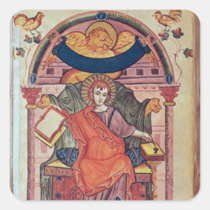 Sticker Carré Cod.22 St Mark, du manuscrit d'ADA