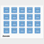 Sticker Carré Code ADN-YHVH (Feuille)