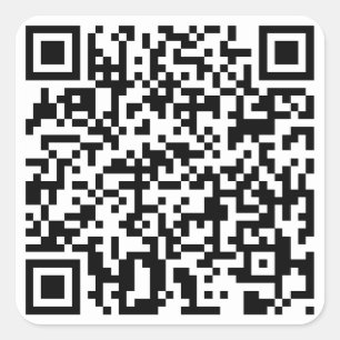 Sticker Carré Code de QR