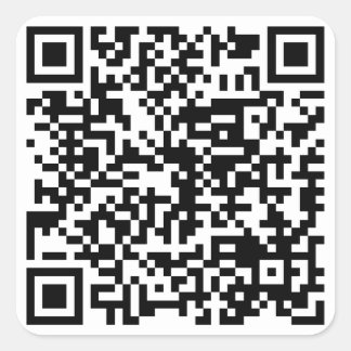 Sticker Carré Code QR