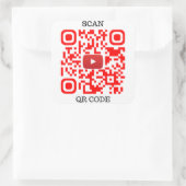 Sticker Carré Code QR (Sac)