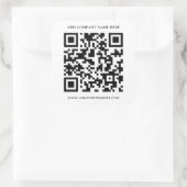 STICKER CARRÉ CODE QR (Sac)