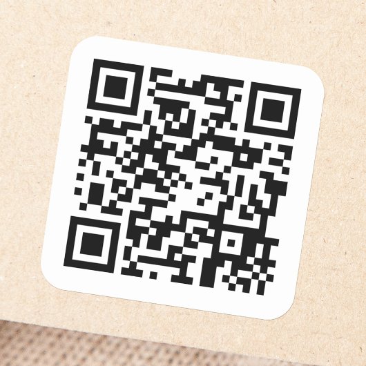 Sticker Carré Code QR