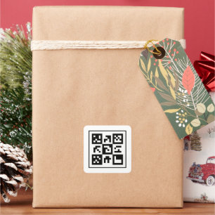 Sticker Carré code qr