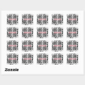 Sticker Carré Code QR (Feuille)