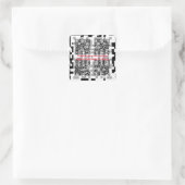 Sticker Carré Code QR (Sac)