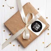 Sticker Carré Code QR Ajouter votre logo