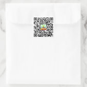 Sticker Carré Code QR du site Web CTFOD (Sac)