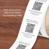 Sticker Carré Code QR Entreprise